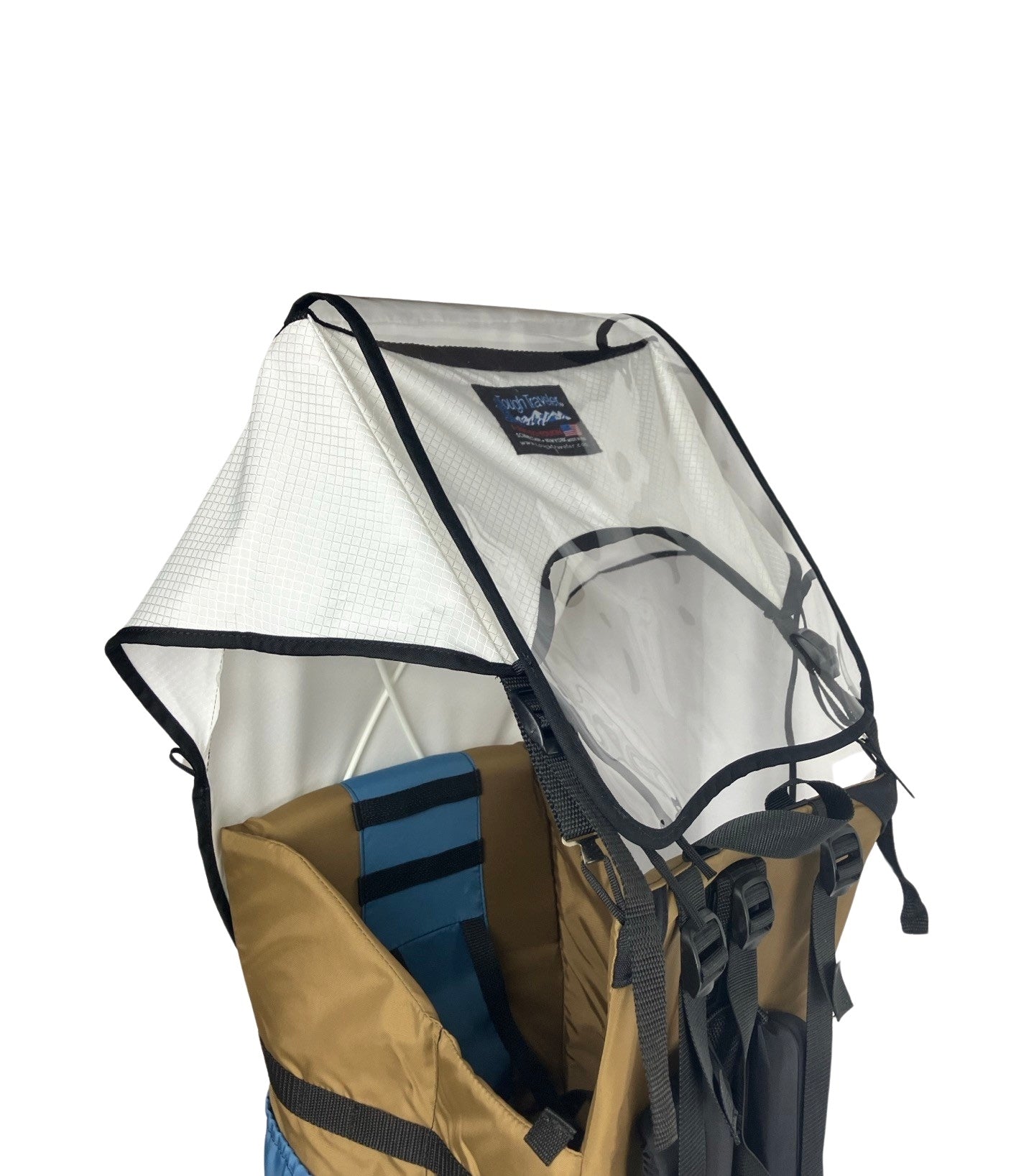 Child Carrier Rain & Sun Cover Made in USA | Handcrafted by Tough Traveler since 1970 | RAIN/SUN HOOD