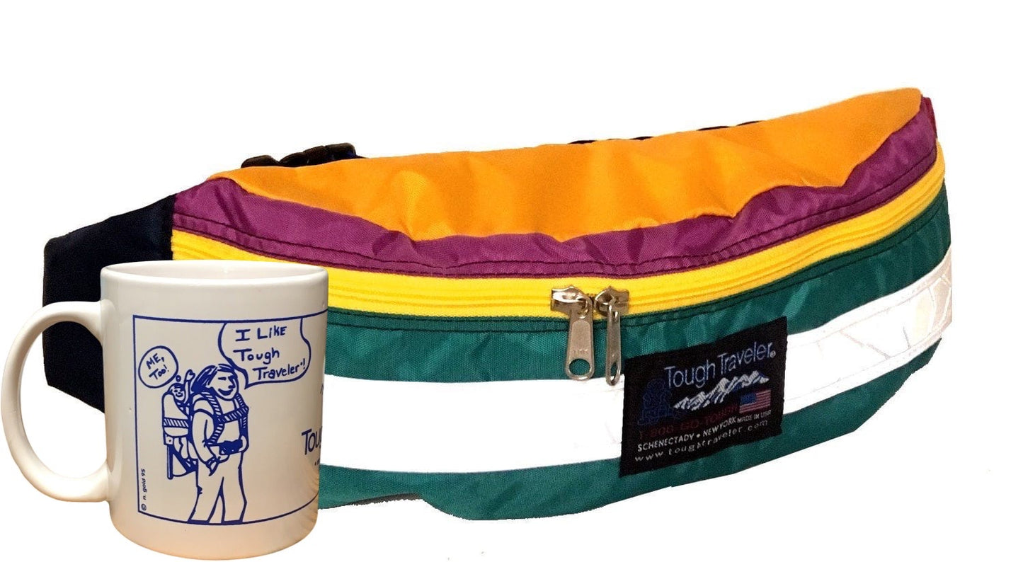 TRAIL BLAZER Long Fanny Pack | Tough Traveler | Made in USA | TRAIL BLAZER