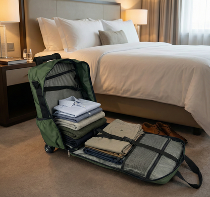 Rolling Carry-On Luggage Made in USA | Handcrafted by Tough Traveler since 1970 |  CLIPPER Rolling Carry-On Luggage (Made in USA)