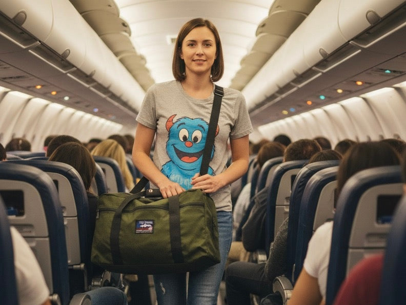 Under-Seat Personal Travel Bag Made in USA | Handcrafted by Tough Traveler since 1970 |  FLIGHT BAG Personal Bag