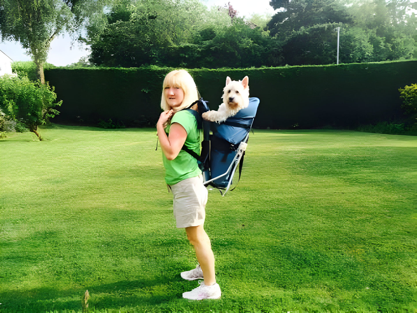 Medium Dog Carrier Backpack Made in USA | Handcrafted by Tough Traveler since 1970 |  FILLY / KID CARRIER® DOG PERCH BACKPACK (Up to 25 lbs)
