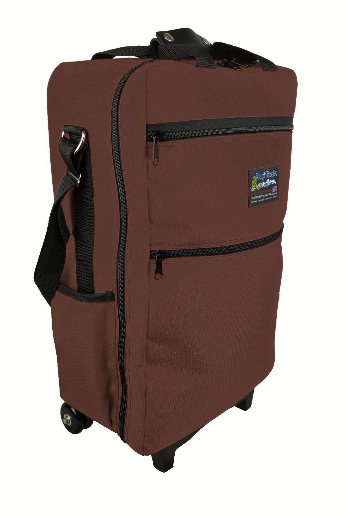 Rolling Carry-On Luggage Made in USA | Handcrafted by Tough Traveler since 1970 |  CLIPPER Rolling Carry-On Luggage (Made in USA)