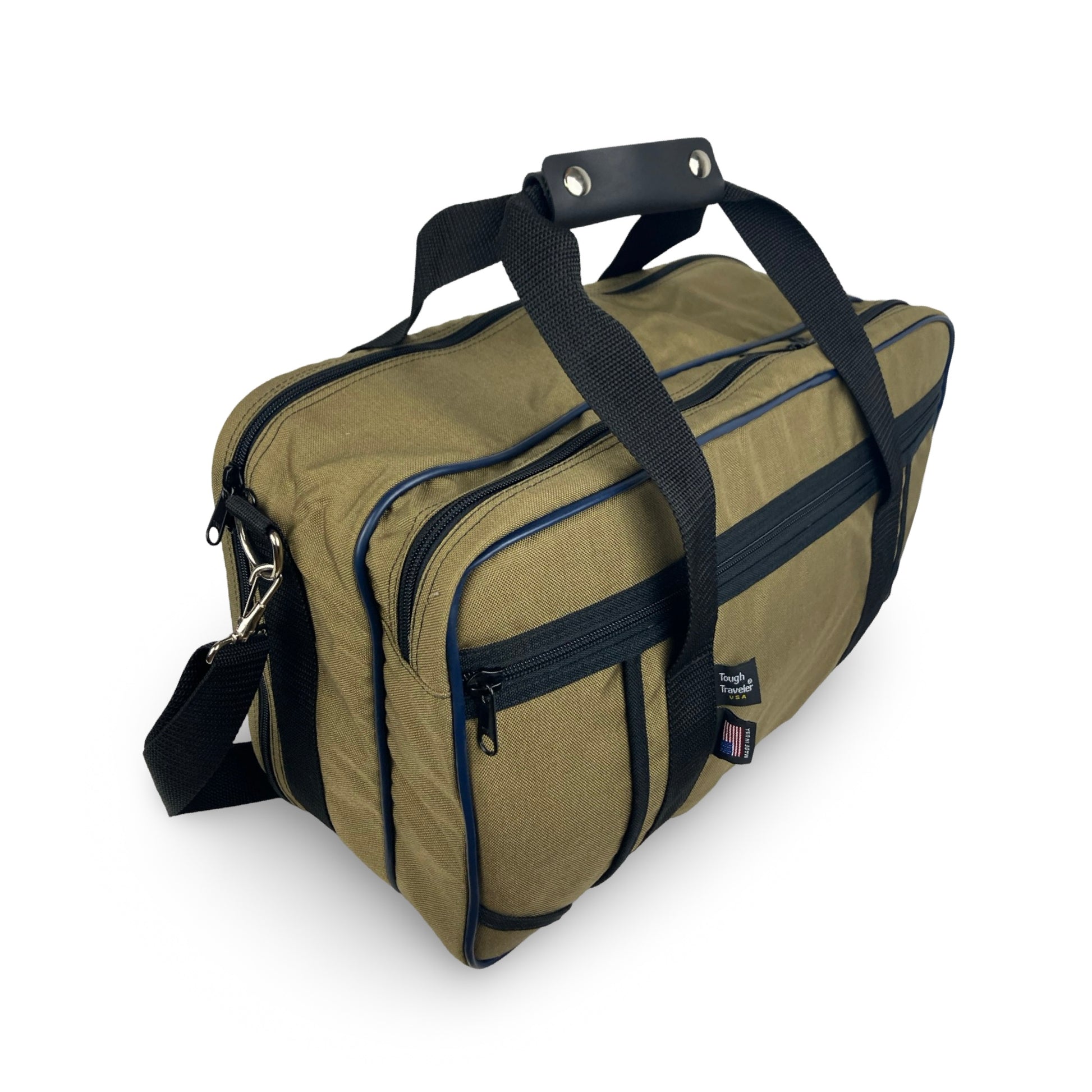 Dual-Compartment Carry-On Travel Bag Made in USA | Handcrafted by Tough Traveler since 1970 |  BIZIP Carry-On