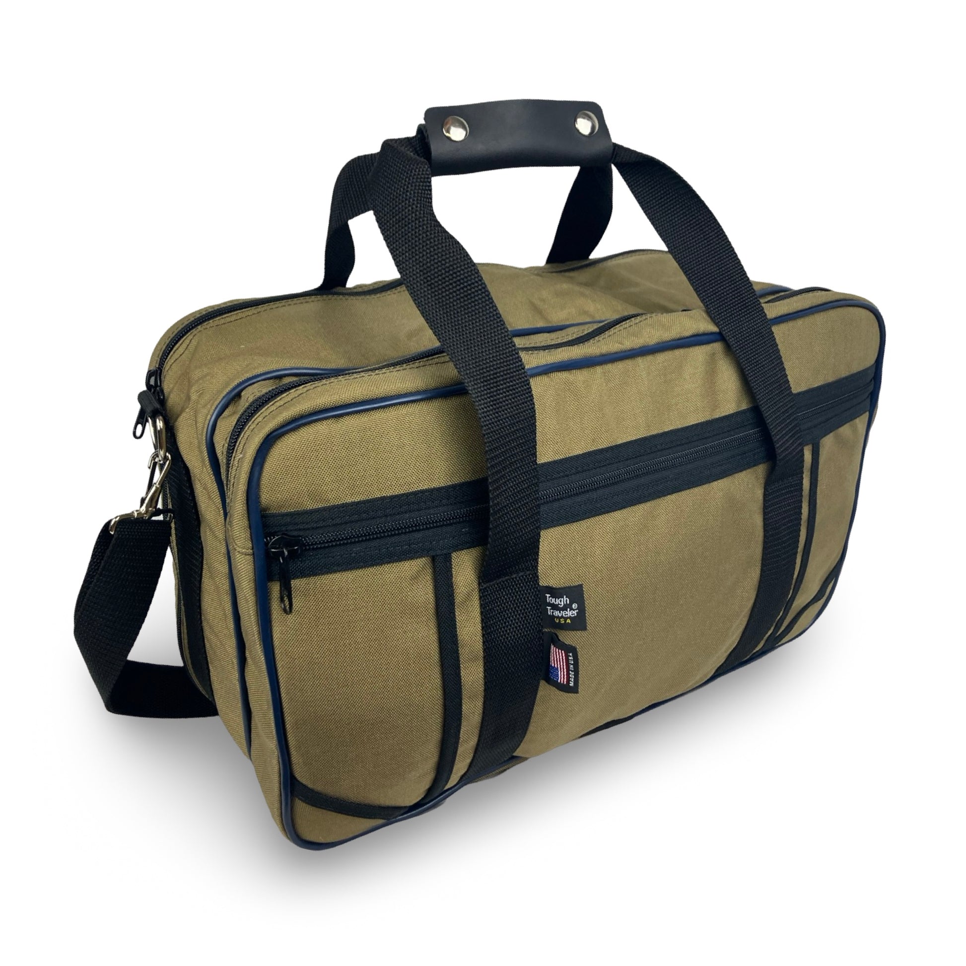 Dual-Compartment Carry-On Travel Bag Made in USA | Handcrafted by Tough Traveler since 1970 |  BIZIP Carry-On