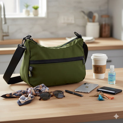 Hobo-Style Everyday Purse & Crossbody Bag Made in USA | Handcrafted by Tough Traveler since 1970 |  TAGALONG Purse