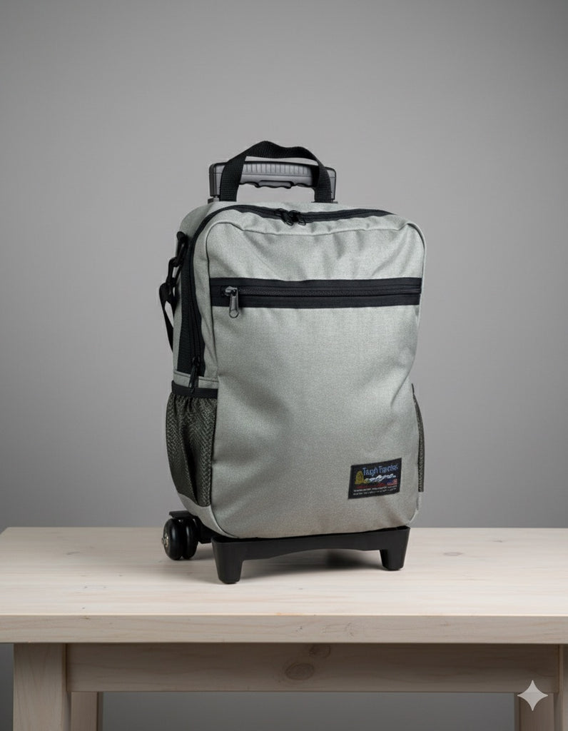 Compact Rolling Carry-On Luggage Made in USA | Handcrafted by Tough Traveler since 1970 |  LITTLE FELLOW Rolling Carry-On