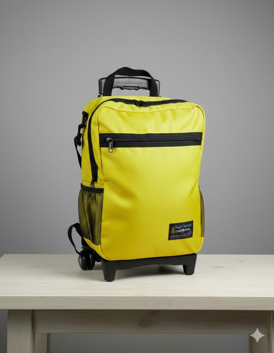 Compact Rolling Carry-On Luggage Made in USA | Handcrafted by Tough Traveler since 1970 |  LITTLE FELLOW Rolling Carry-On