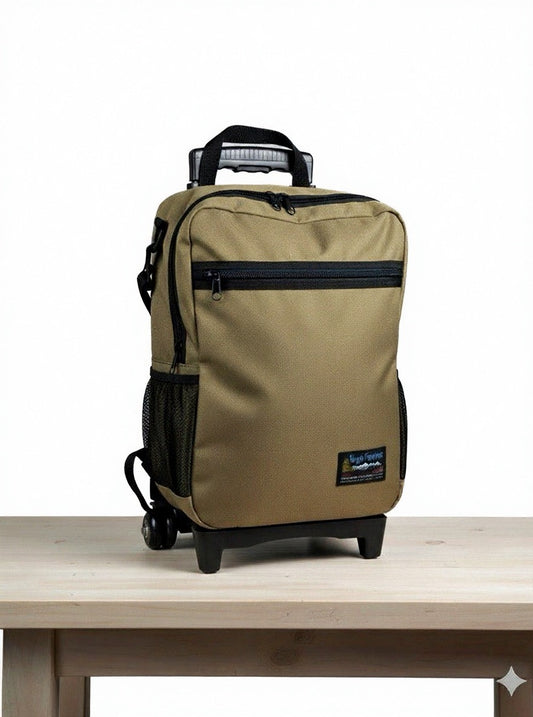 Compact Rolling Carry-On Luggage Made in USA | Handcrafted by Tough Traveler since 1970 |  LITTLE FELLOW Rolling Carry-On