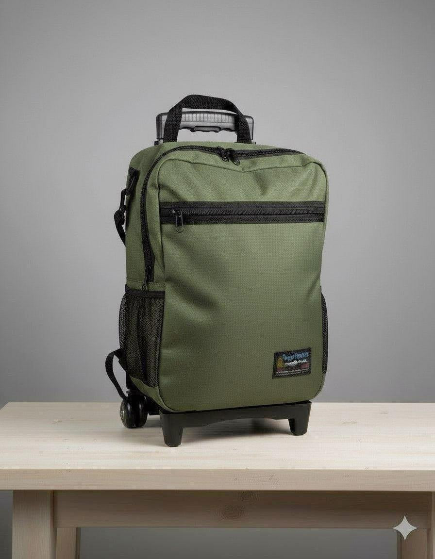Compact Rolling Carry-On Luggage Made in USA | Handcrafted by Tough Traveler since 1970 |  LITTLE FELLOW Rolling Carry-On