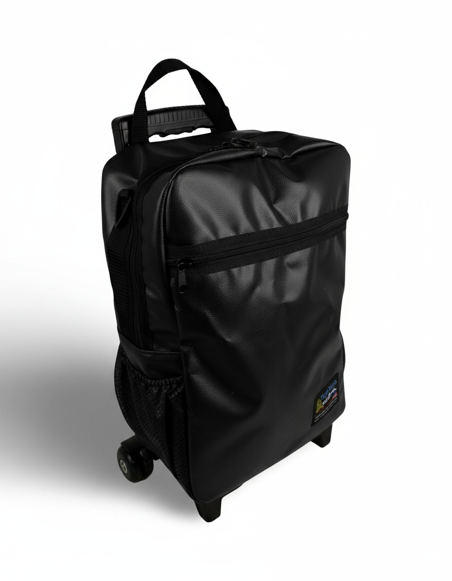 Compact Rolling Carry-On Luggage Made in USA | Handcrafted by Tough Traveler since 1970 |  LITTLE FELLOW Rolling Carry-On