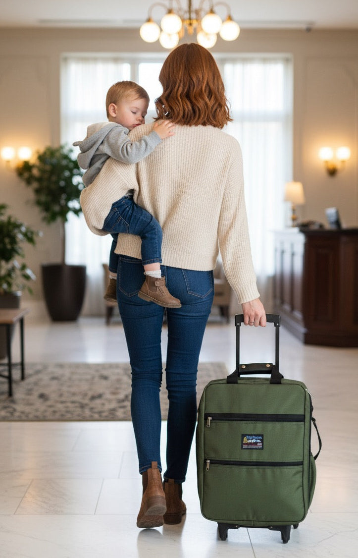 Rolling Carry-On Luggage Made in USA | Handcrafted by Tough Traveler since 1970 |  CLIPPER Rolling Carry-On Luggage (Made in USA)