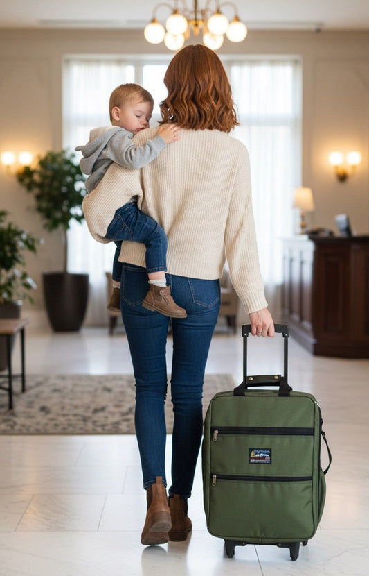 Rolling Carry-On Luggage Made in USA | Handcrafted by Tough Traveler since 1970 |  CLIPPER Rolling Carry-On Luggage (Made in USA)
