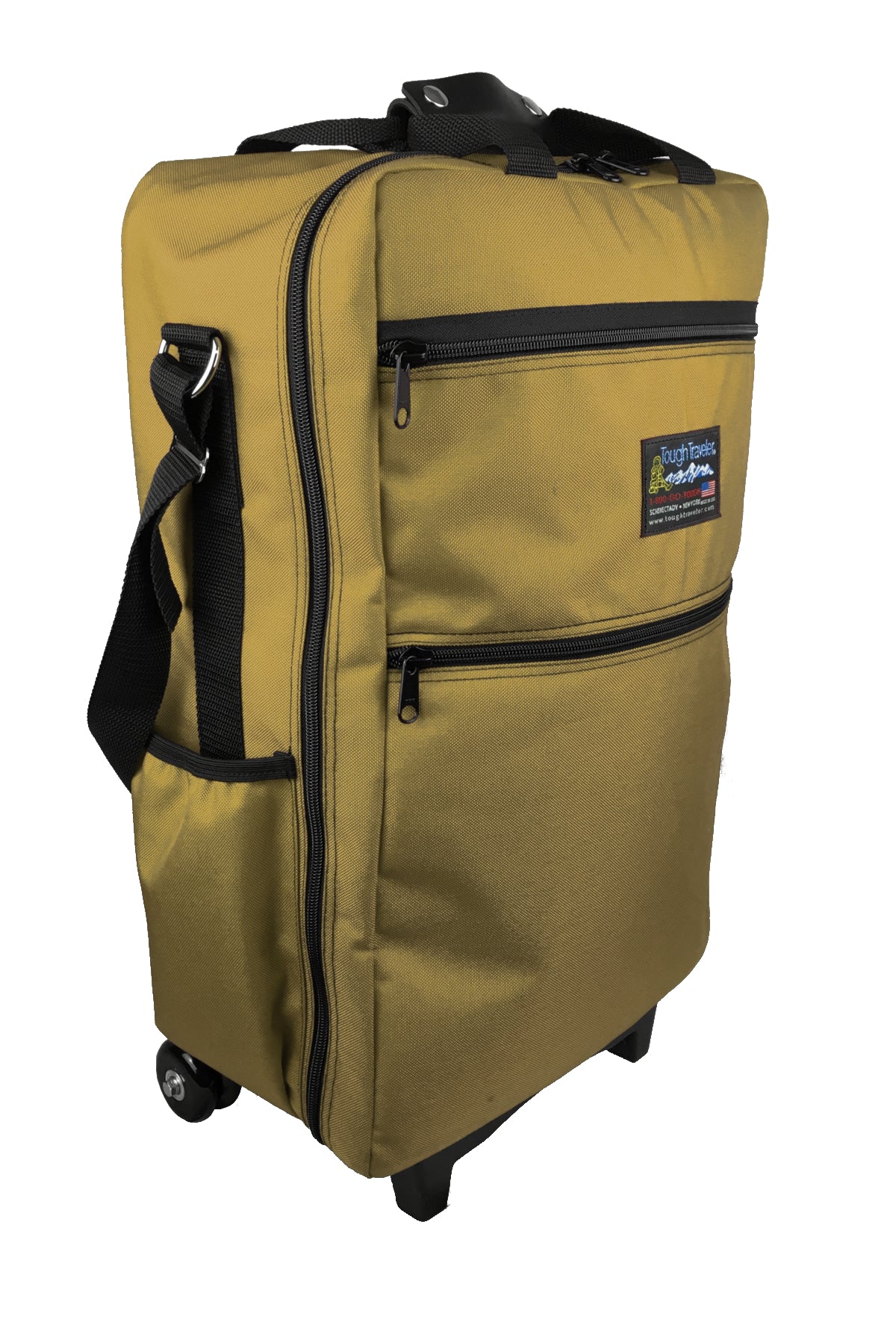 Rolling Carry-On Luggage Made in USA | Handcrafted by Tough Traveler since 1970 |  CLIPPER Rolling Carry-On Luggage (Made in USA)