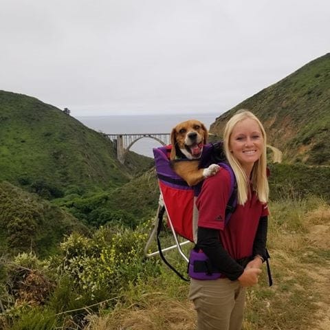 Dog Carrier Technical Hiking Backpack | Made in USA by Tough Traveler since 1970 |  DOG PERCH BACKPACK (ALL SIZES)