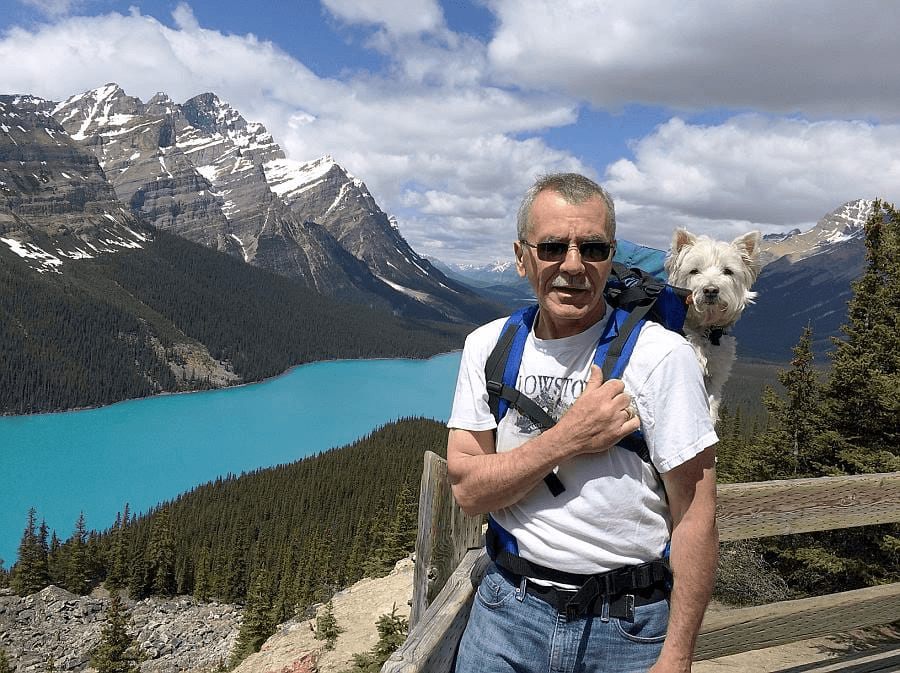 Medium Dog Carrier Backpack Made in USA | Handcrafted by Tough Traveler since 1970 |  FILLY / KID CARRIER® DOG PERCH BACKPACK (Up to 25 lbs)