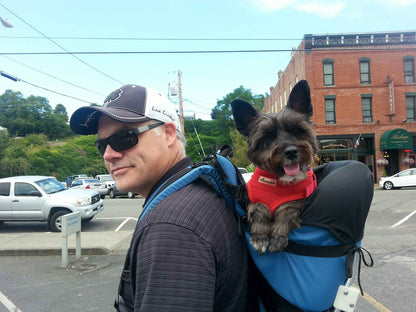 Medium Dog Carrier Backpack Made in USA | Handcrafted by Tough Traveler since 1970 |  FILLY / KID CARRIER® DOG PERCH BACKPACK (Up to 25 lbs)