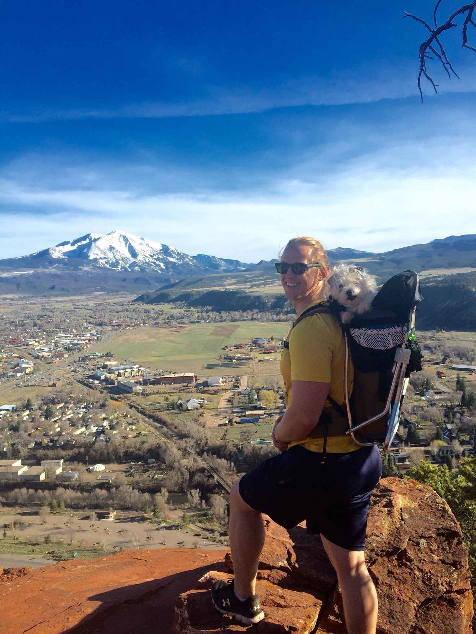 Medium Dog Carrier Backpack Made in USA | Handcrafted by Tough Traveler since 1970 |  FILLY / KID CARRIER® DOG PERCH BACKPACK (Up to 25 lbs)