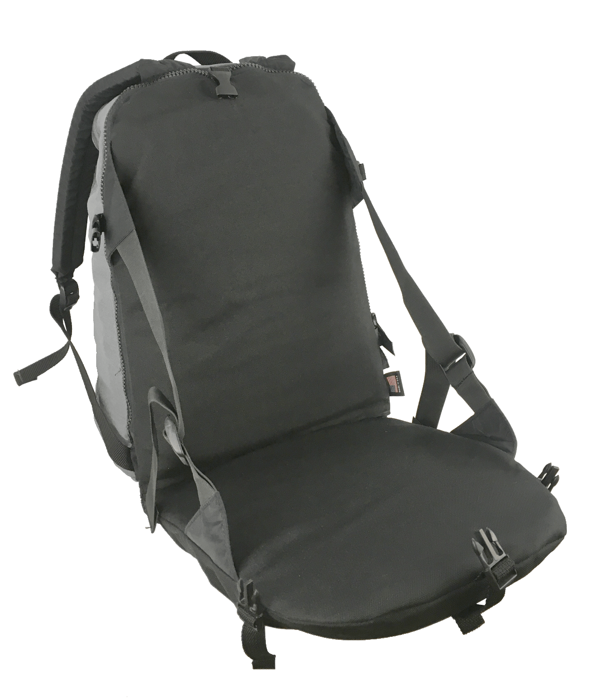FOLD-OUT CAYUGA: Backpack with built-in stadium seat |  FOLD-OUT CAYUGA: Backpack with built-in stadium seat